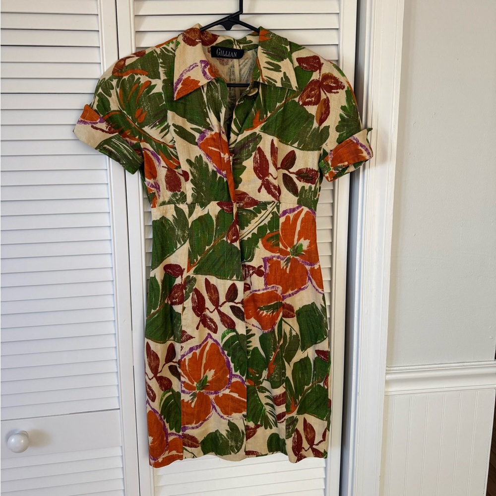 GILLIAN Colorful Floral Dress